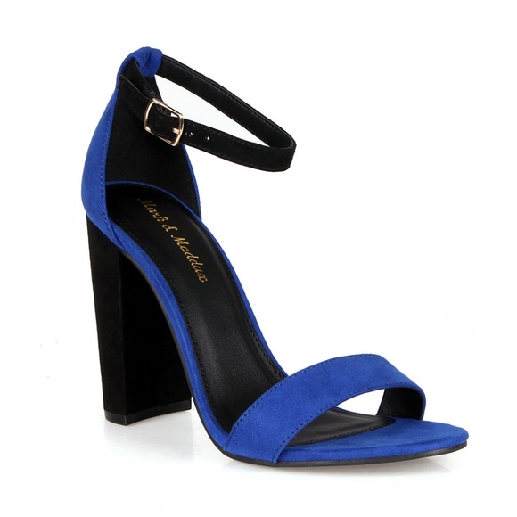 CAMDEN-01 Chunky Heel High Heel Sandals - Picture 1 of 3